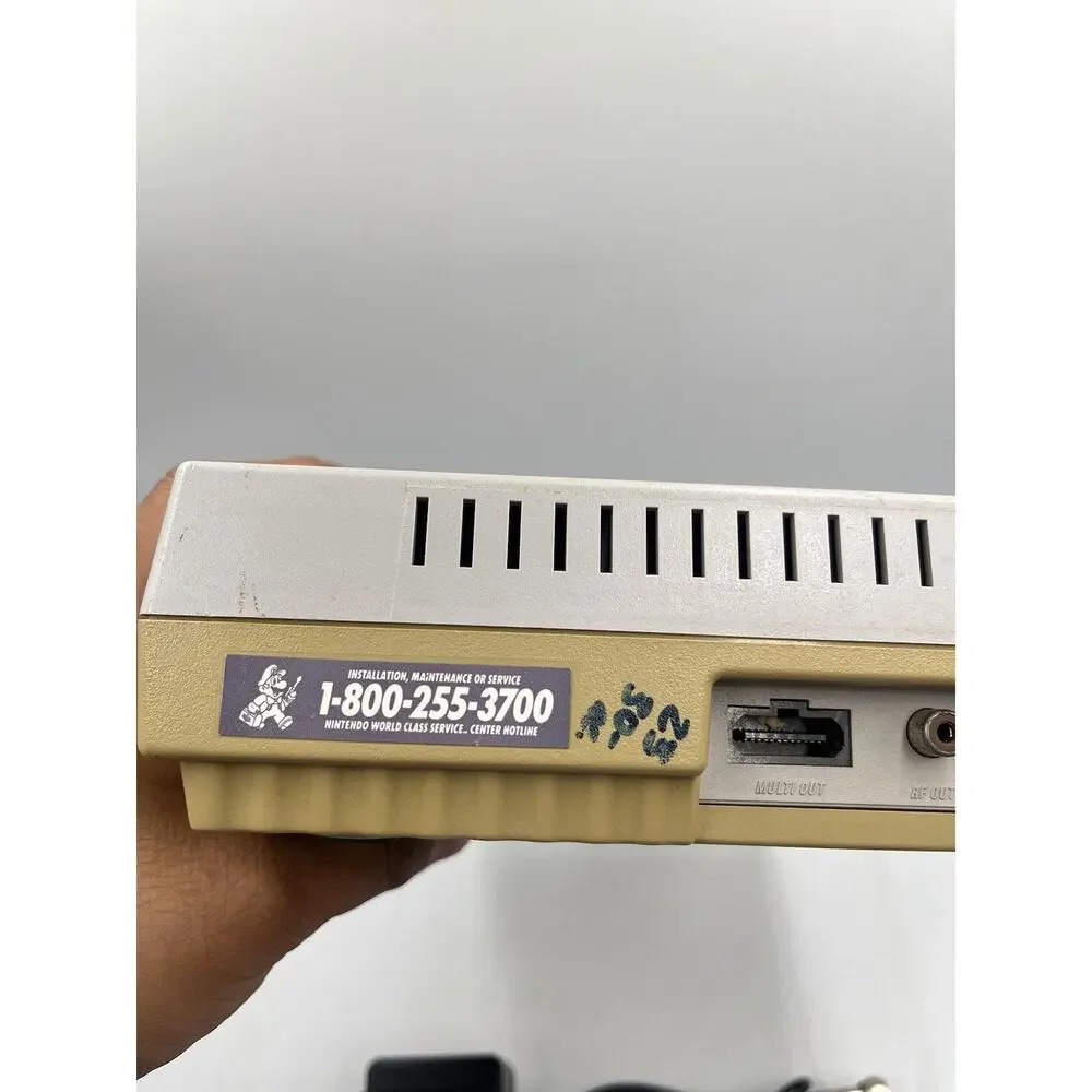Super Nintendo Entertainment System SNES Console w OEM Controller & Cords Tested